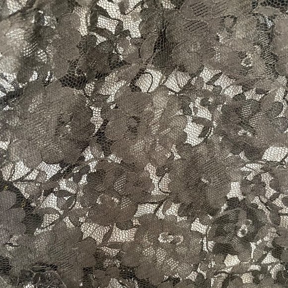 VTG Victoria's Secret M Gold Crown Label M Black Lace Lingerie Teddy Feminine - Picture 13 of 16